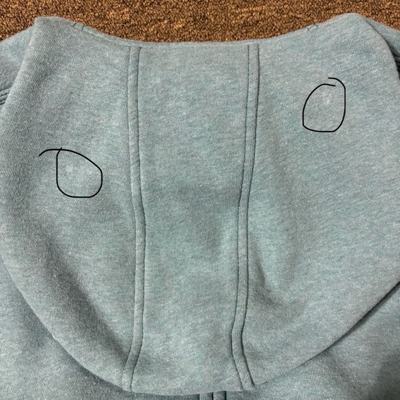 Carhartt Muted Green Teal FULL ZIP Hoodie – Women’s XL (16–18) - Picture 12 of 13